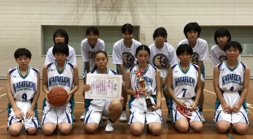 B B Five 第35回コヤスポカップ 女子1位パート 第三位 片淵中女子バスケットボール部